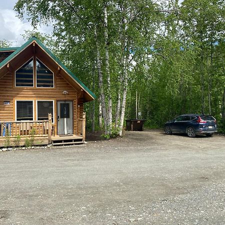 Talkeetna Log Cabin With Hot Tub Unit 1 Экстерьер фото