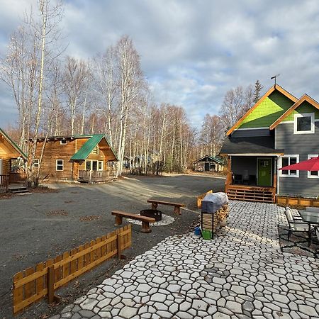 Talkeetna Log Cabin With Hot Tub Unit 1 Экстерьер фото