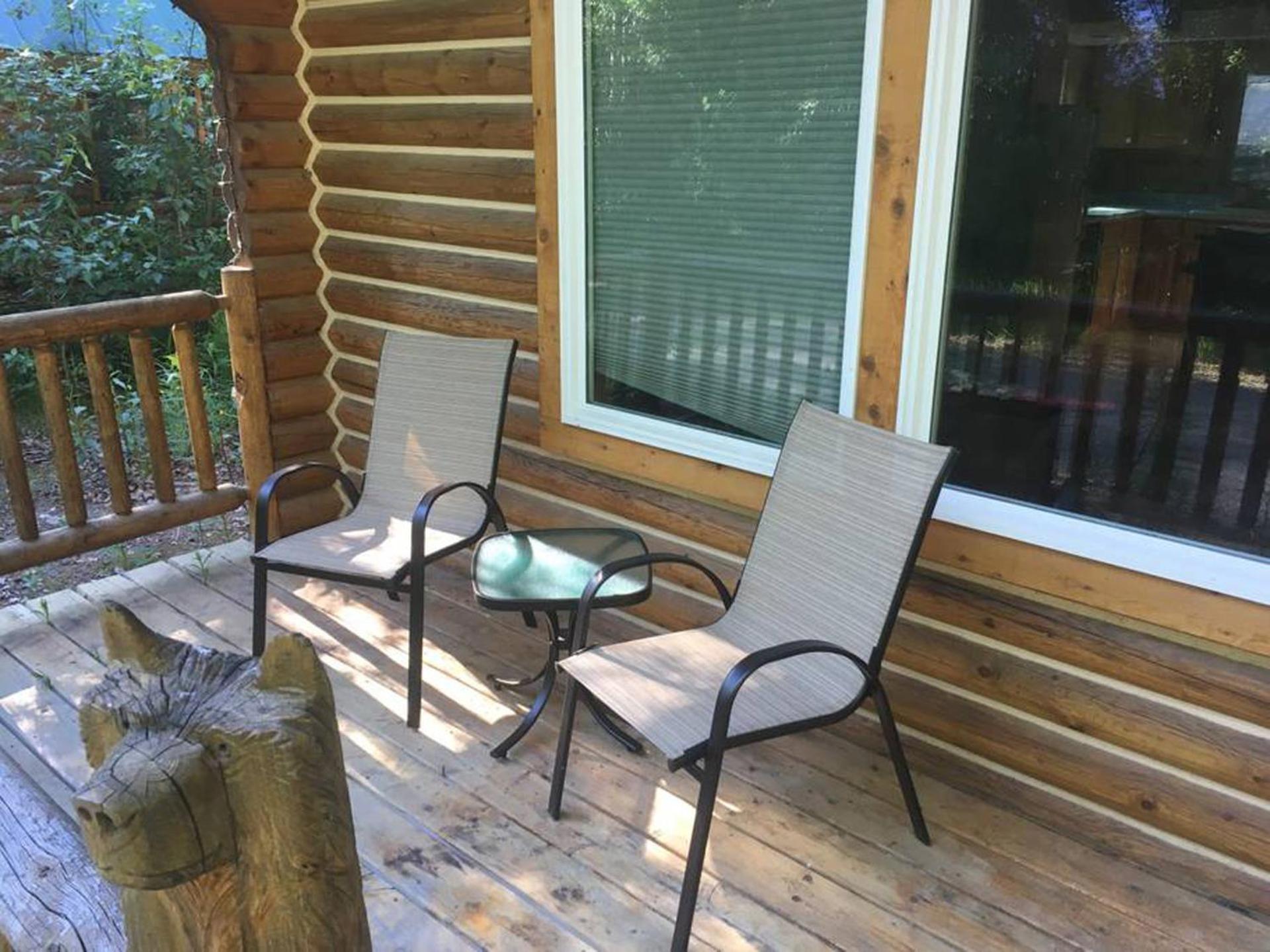 Talkeetna Log Cabin With Hot Tub Unit 1 Экстерьер фото
