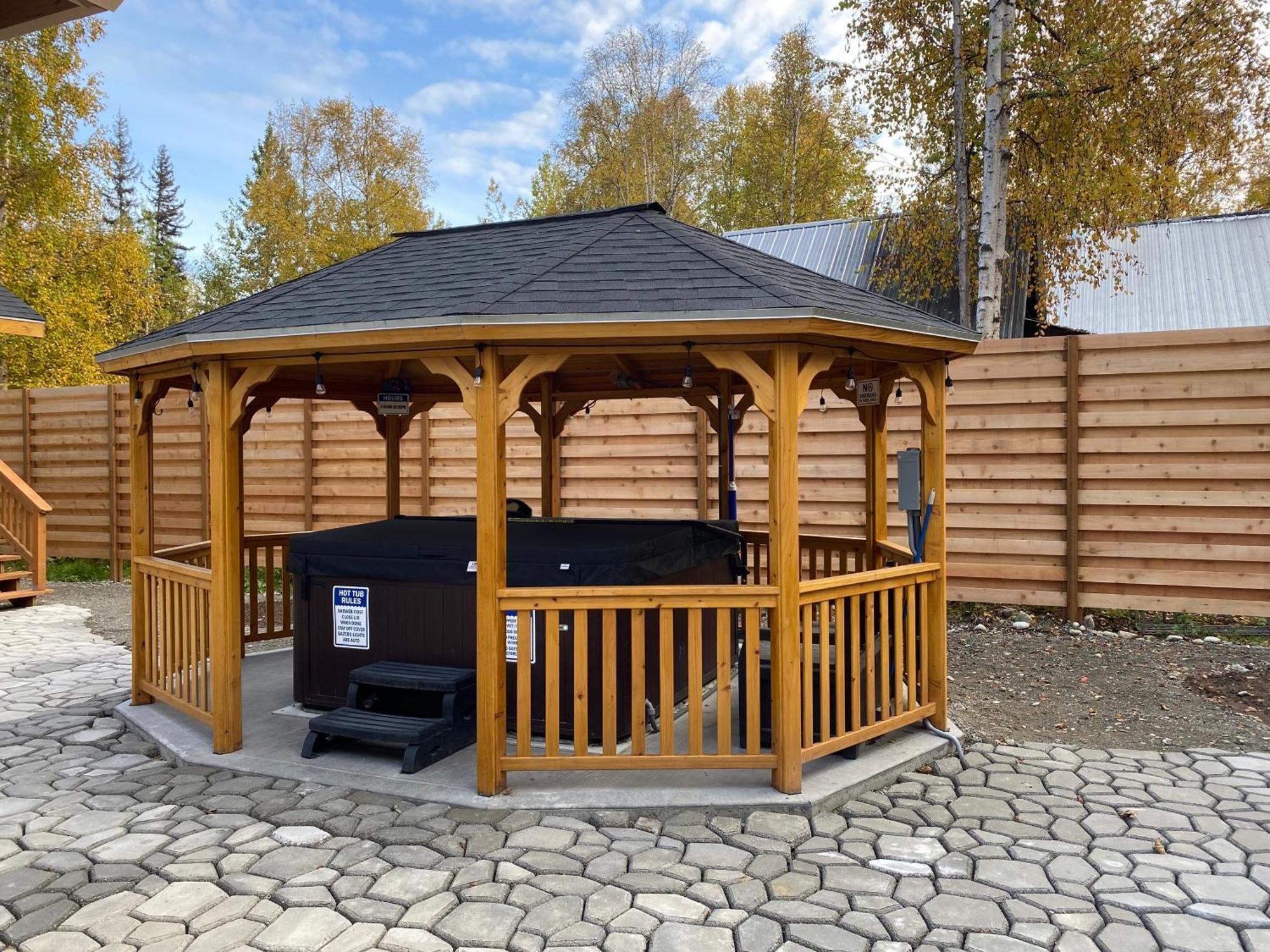Talkeetna Log Cabin With Hot Tub Unit 1 Экстерьер фото