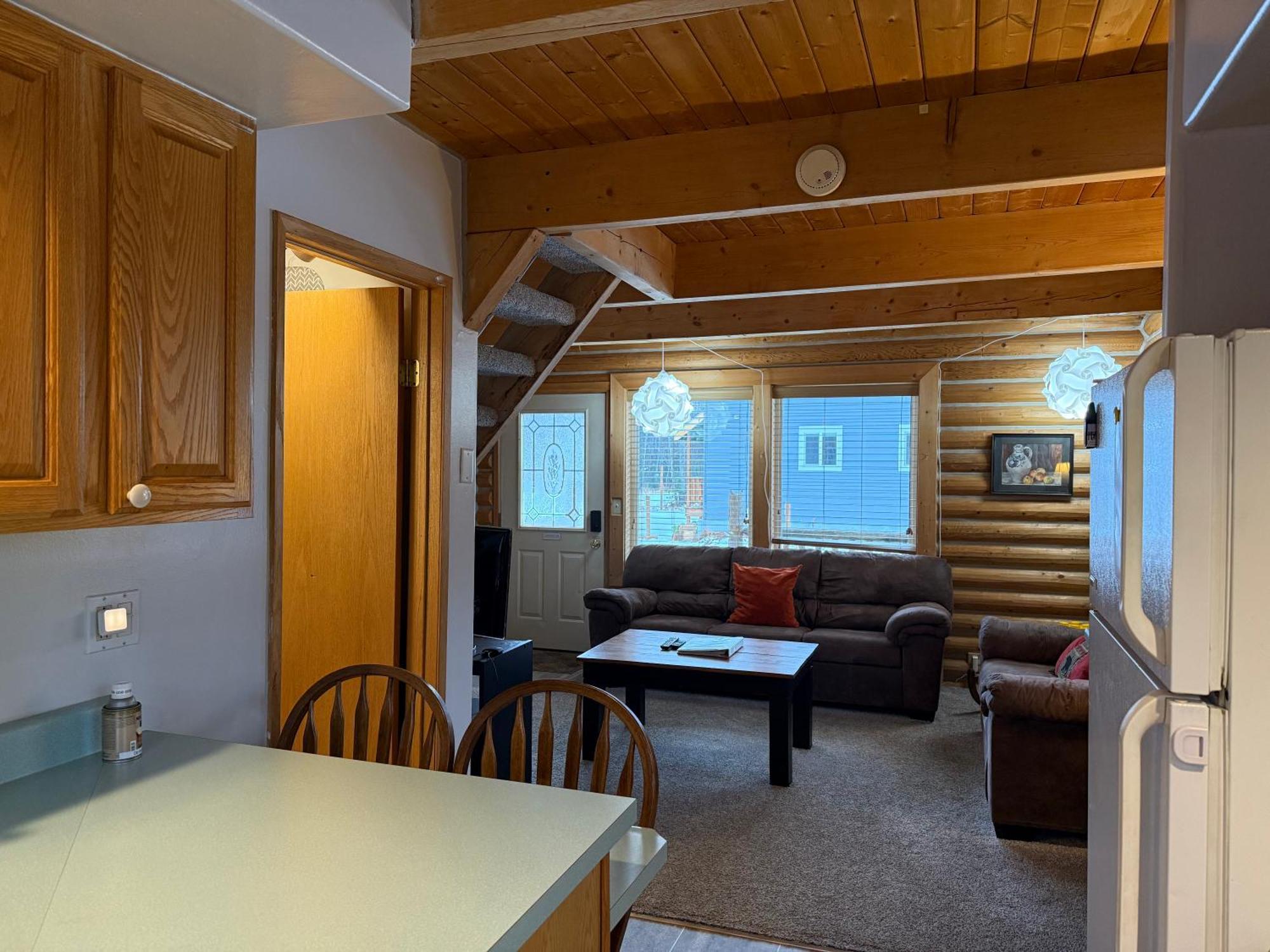 Talkeetna Log Cabin With Hot Tub Unit 1 Экстерьер фото