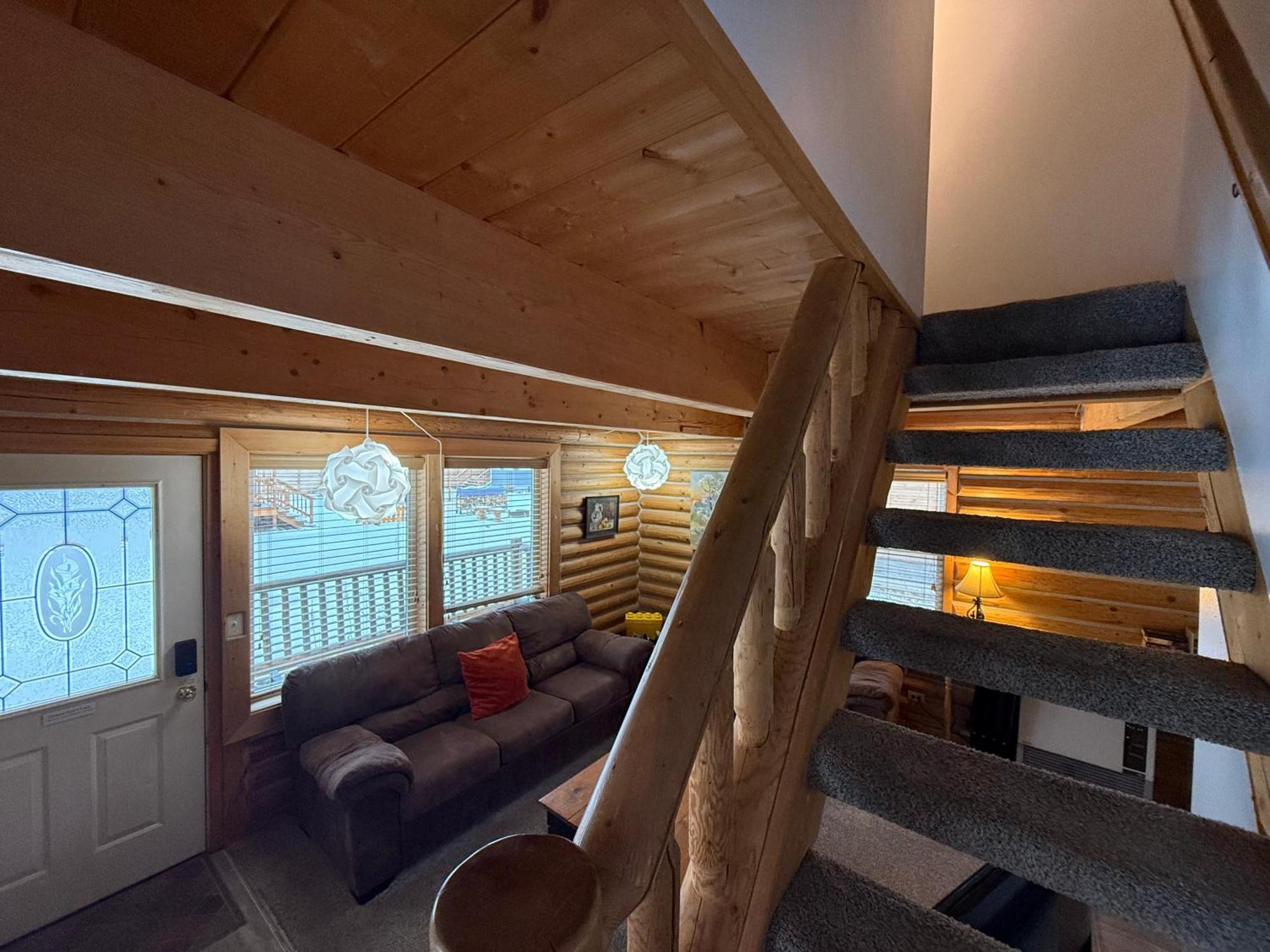 Talkeetna Log Cabin With Hot Tub Unit 1 Экстерьер фото